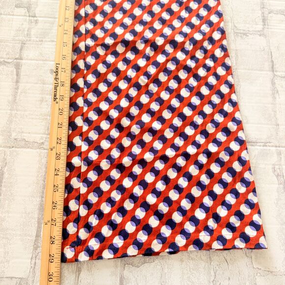 Corey Lynn Calter Flowy Pleated Pants Bold Print Wide Leg Rayon Trousers Sz XS - Picture 4 of 9